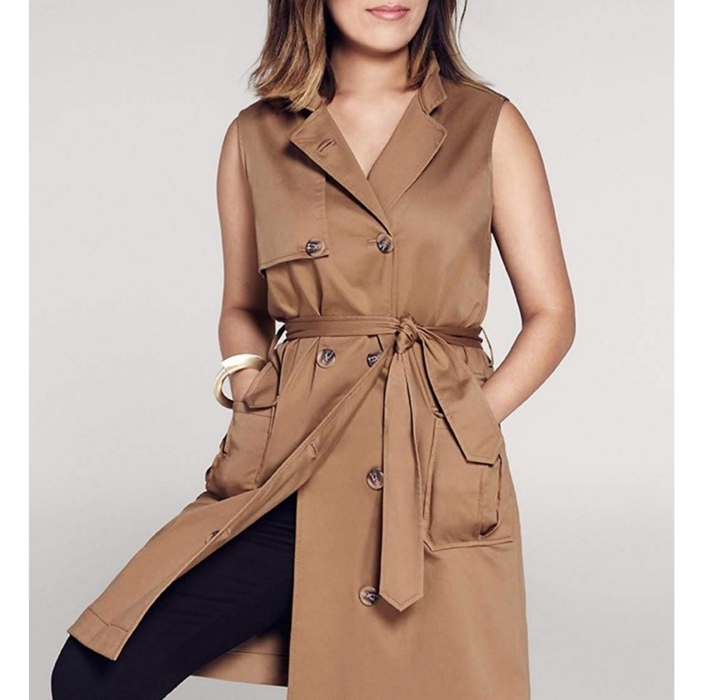 The Limited Tencel Trench Vest